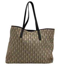 Shopper CH,Lona/Piel,Beige/Marrón,3